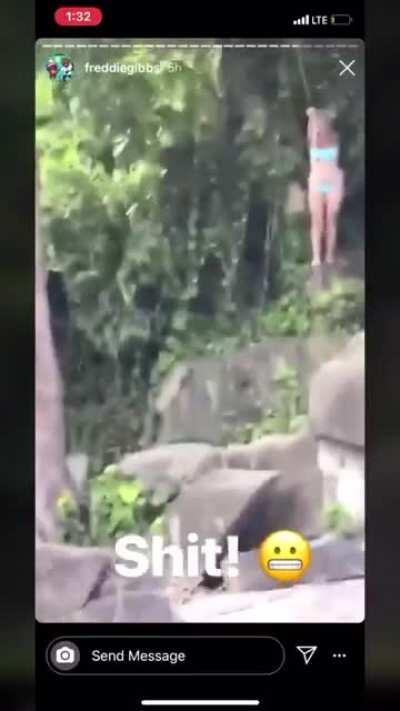 Rope swinger has world rocked