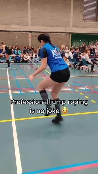 Professional jump-roping is no joke