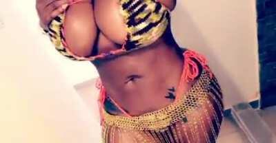 She got it so she flaunts it