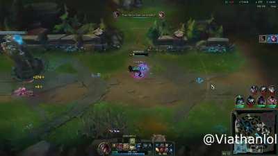 Outplaying an Irelia so hard that she becomes racist