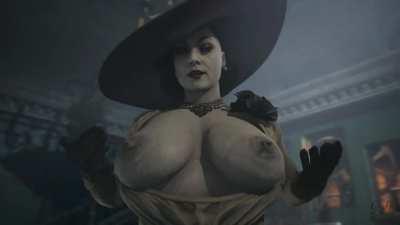 Lady Dimitrescu tits drop (Dr. Dabblur) [Resident Evil]