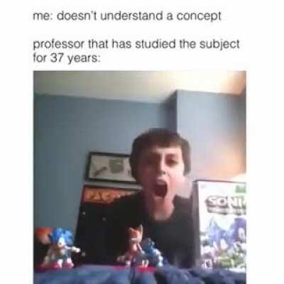 Whatever you say Professor…