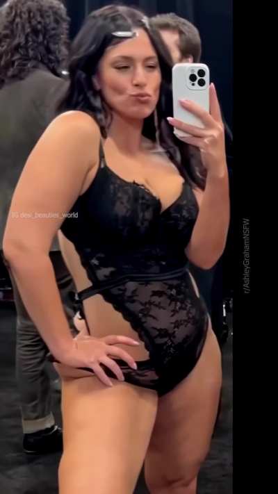 Throwback to Ashley Graham ramp walk in lingerie from Victoria Secret 2024
