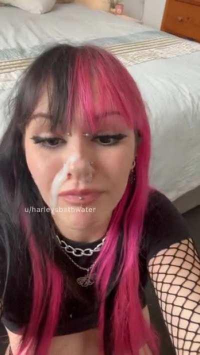 You’ve heard of pussy and anal creampies, how about a nostril creampie?😅