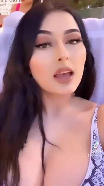 Huge tits on this slut