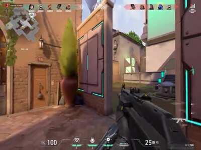 no reload, all headshot 1v5 clutch w/3 kills on 5 hp