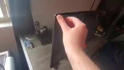 Peeling film off a new screen is so satisfying