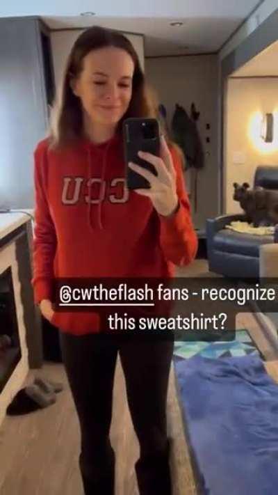 In A Sweatshirt
