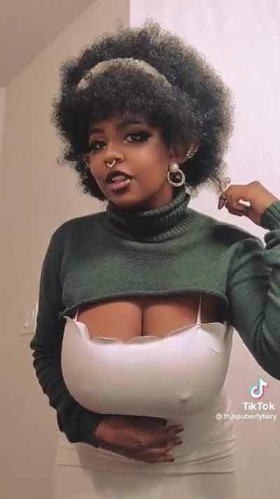 Big boobs black girl
