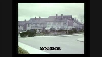 The Provisional IRA fires on a British army patrol in Andersonstown, Belfast (1972)