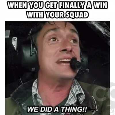 Great feeling, shame it’s such rare occasion