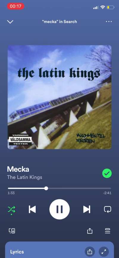 This old Swedish hiphop song has a part where it sounds like he’s singing in patois and I’m wondering if anyone could help translate