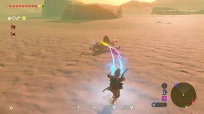 Over 400 hours of this game and I only now wondered what would happen if I did this. I now love boomerangs.