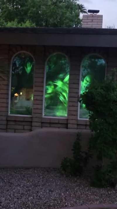 This hollusion projection for halloween