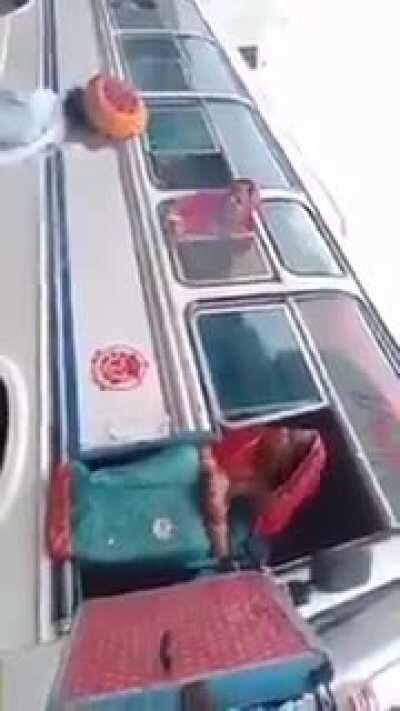 Woman sits in driver's seat and refuses to move. And later is backed up by her mother- in- law sitting behind... and even asking the driver to go to another seat to drive(happened in Rajasthan, India ) (also this counts right?)