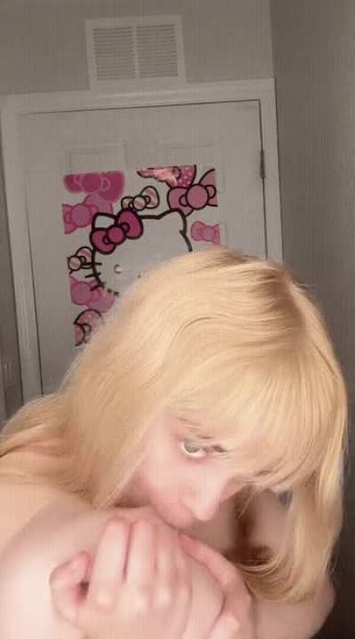 Can I drop these saggy milkers on your face the first time we'd meet?