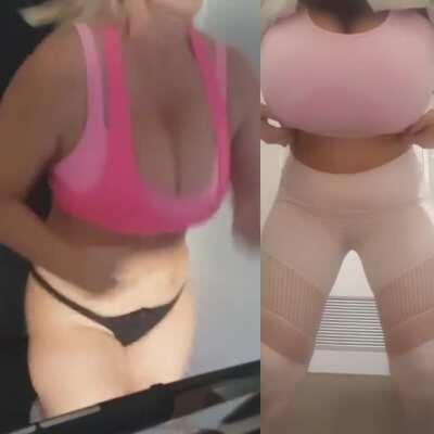 This is why I need to wear at least 2 sports bra when I jog on the treadmill 😉 xx 55yo [F] (OC) 🇦🇺