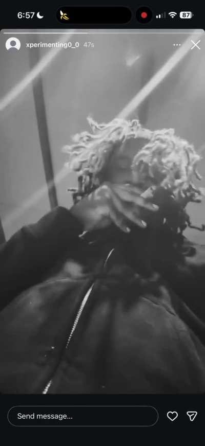 New snippet posted on his alt IG story