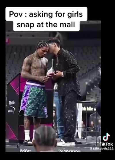 Ryan and Tank exchanging numbers after the fight 🥺🥹