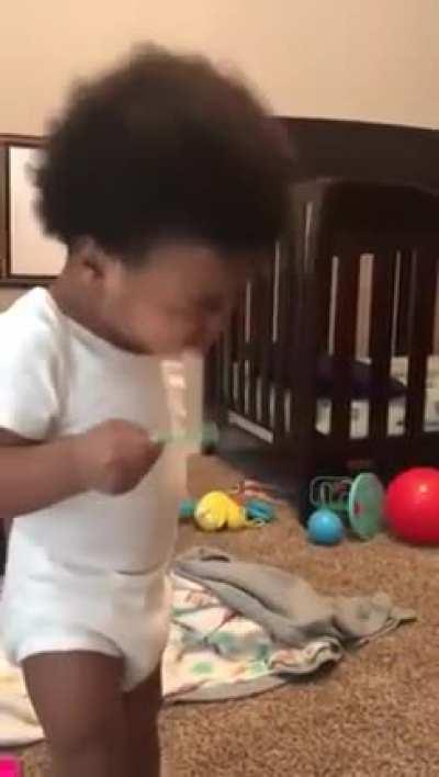 Blowing bubbles is tough.