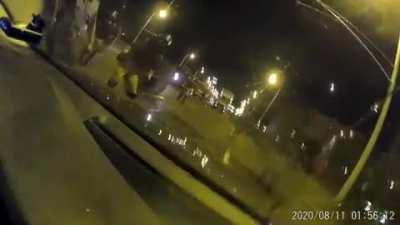 Wrong place at the wrong time; terrifying situation (Belarus)