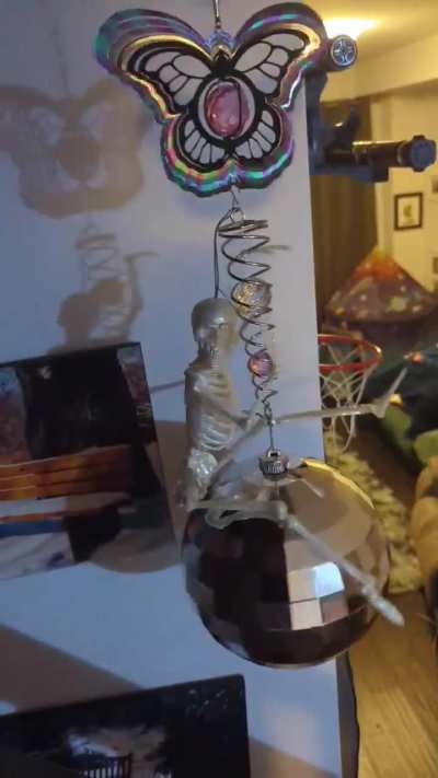 Disco Skeleton on the Disco Ball