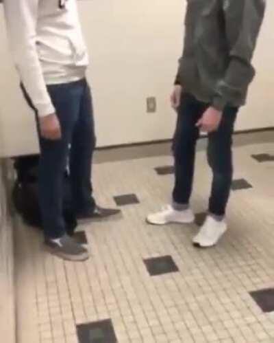 Ginger Skinny-legged Bully Gets Smashed