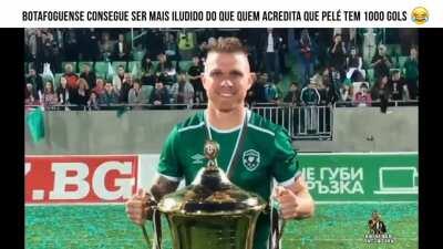 Como assim mano o Botafogo é lanterna do Brasileiro se for brigar por título será o da série B. É o jeito kkkkkkk.