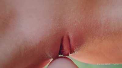 close-up from Easy Prey with Emma White and Sonya Blaze