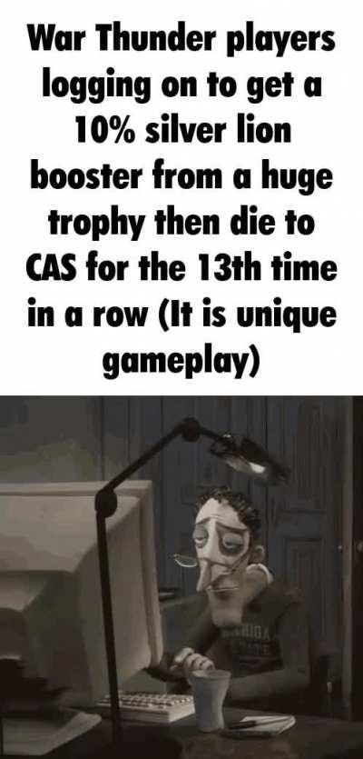 Average day in War Thunder