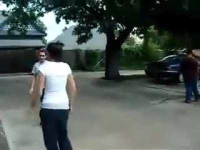 She distroy her face 