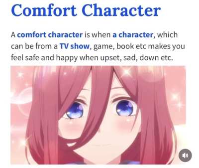 Who is your comfort character? The Quintessential Quintuplets