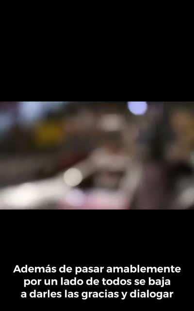 Manifestantes atacan a la gente de bien de este país.