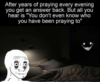 Not something you'd probably want to hear