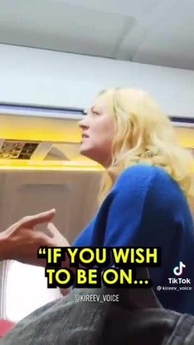 Ебанутая тетка в самолете