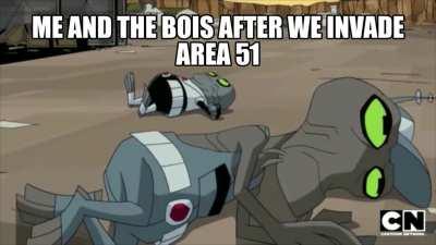 FYI we successfully escaped with the Omnitrix