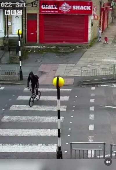 To cross the street in the UK