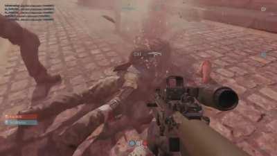 Guy gets obliterated for looking like Dr. Disrespect