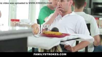 FamilyStrokes - MILF StepMom (Kagney Linn Karter) Fucks StepSon