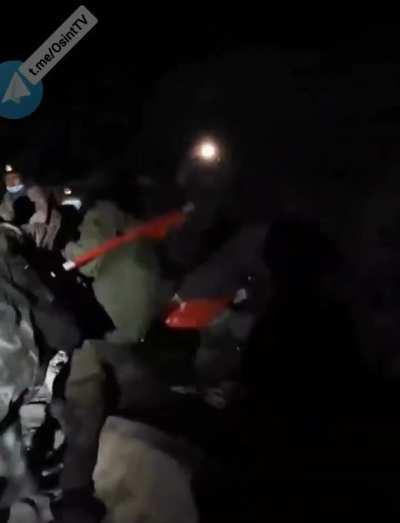 Indian soldiers break a Chinese human barricade. Recorded from the Chinese side, summer, 2020 (sorry for music)