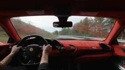 Quick pull in our 488 Pista