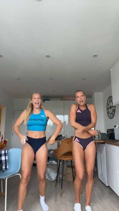 Annika Haldbo and Klara Loessl - Danish Track &amp;amp; Field athletes