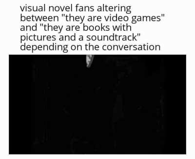 Plot twist: they are a medium of their own