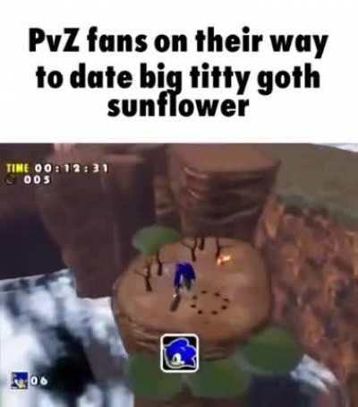 Hunt for hot goth sunflower