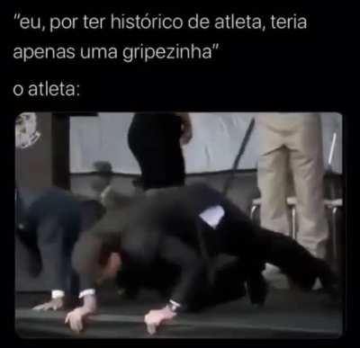 Aos que ainda acham que ele n&atilde;o tem hist&oacute;rico de atleta.