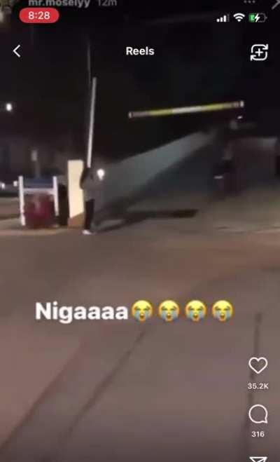 Let's hope the Stop Sign 🛑 stopped them