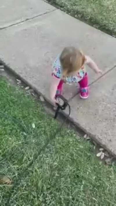 To her, everything is hand sanitizer