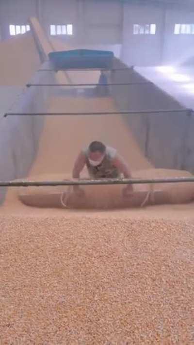 My grain unloading people need me