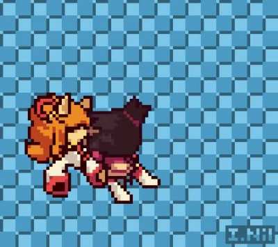 Kanako hug attacks Ceroba.