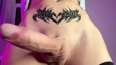 Are you hypnotized by my fat girlcock yet? 
